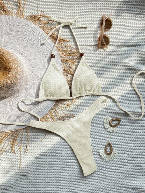 レディース 水着 ビキニセット ホルタートライアングルビキニ水着拍卖