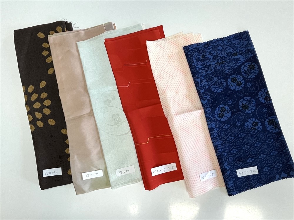 花とら●リサイクル端切れ リメイク 素材 細工用 色々まとめて6枚 231105拍卖