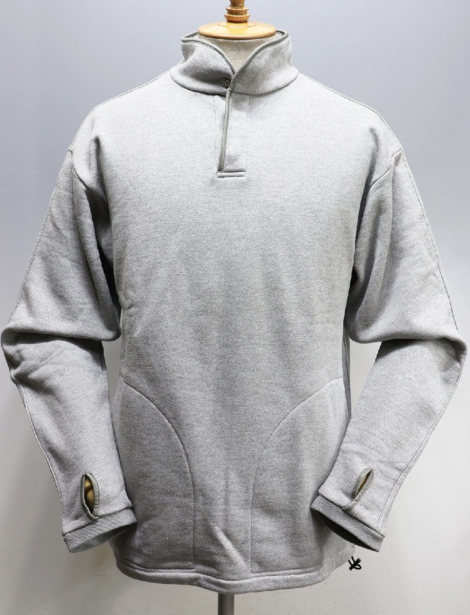 FINE CREEK - MOSSIR (ファインクリーク モシール) Eion / エイオン ハイネック プルオーバースウェット MOSW004 未使用品 L.GRAY size 36拍卖