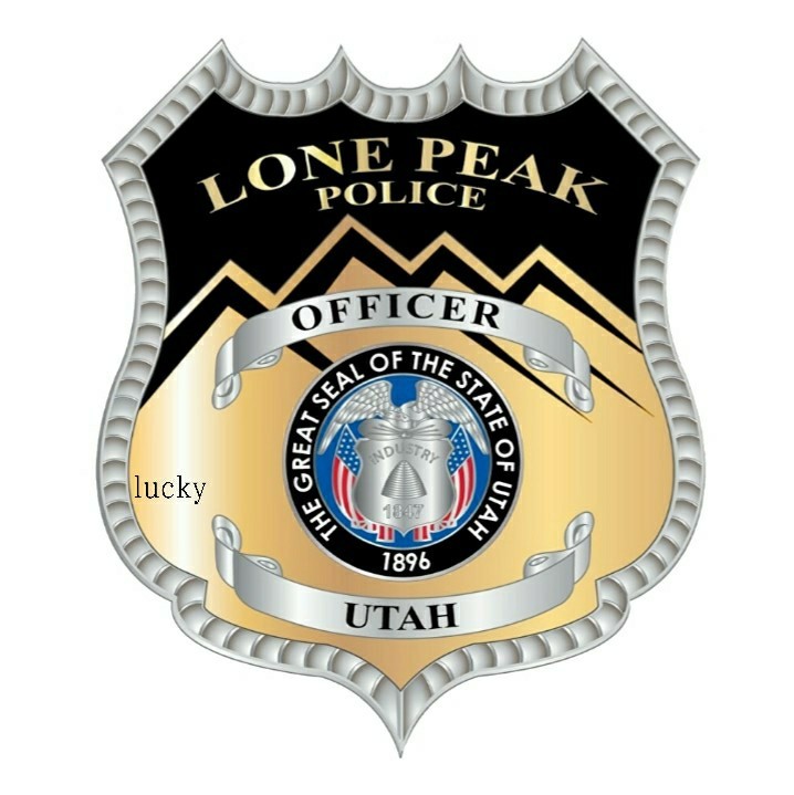 転写 ステッカー 車 カッティングステッカー シール シート デカール アメリカ ユタ州 ハイランド 警察署 バッジ バイク 装飾 luk256拍卖