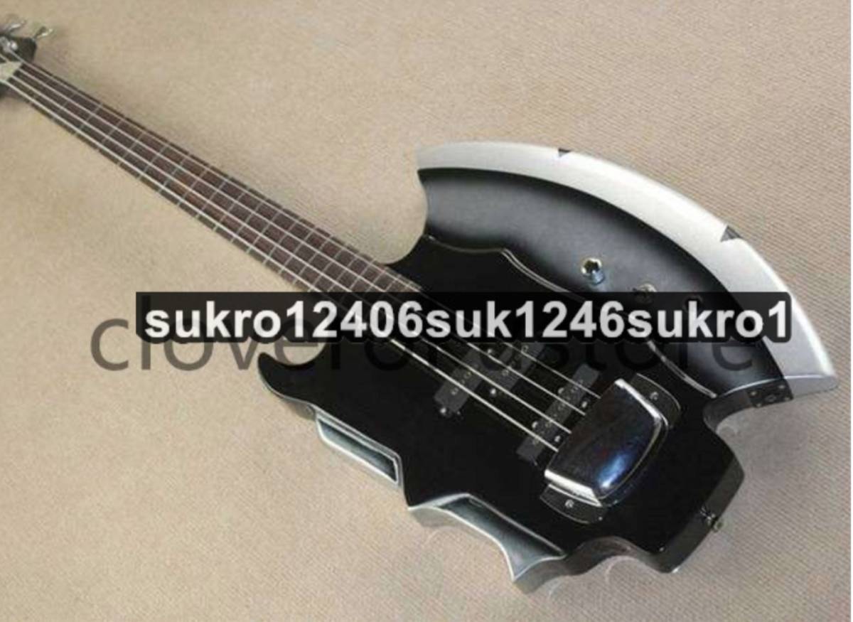 カスタム4弦エレキベース カスタマイズ シグネチャーアックス クローム素材拍卖