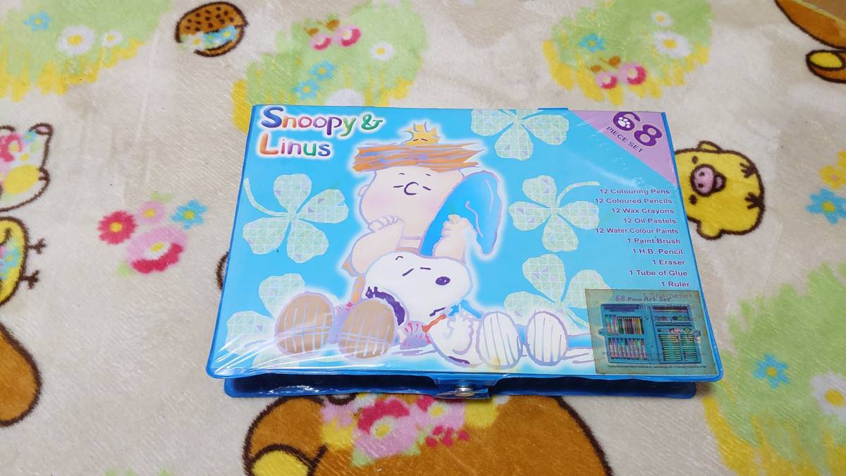 スヌーピー お絵かき セット 色鉛筆 クレヨン マジック拍卖