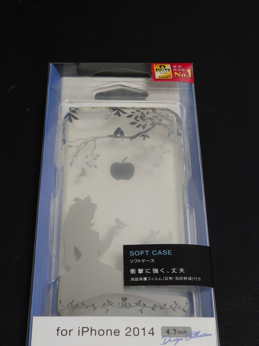 【未使用品】iPhone 6用ソフトケース プリンセス ディズニー PM-A14UCATシリーズ PM-A14UCAT02拍卖