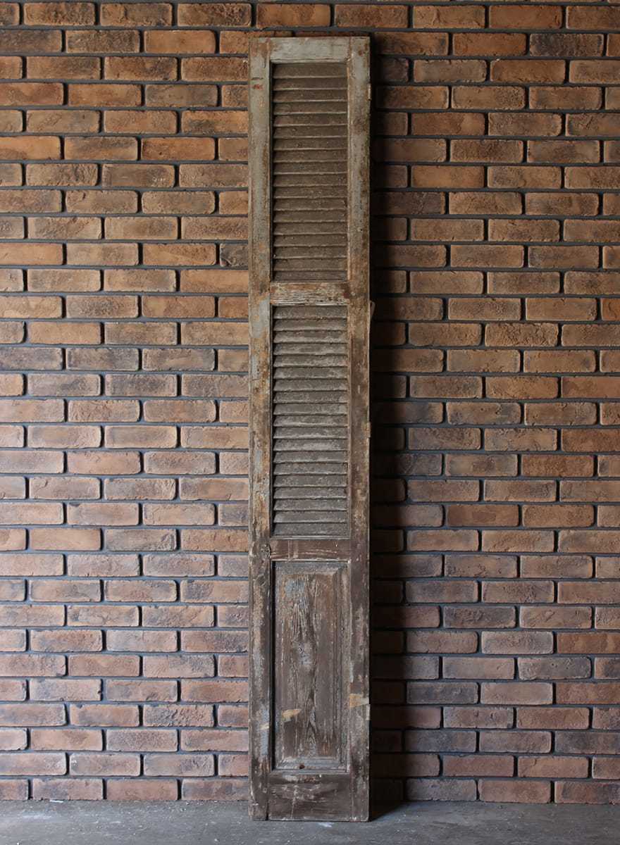 ルーバードア ウッドドア 建具 扉 開き戸 ヴィンテージ アンティーク イギリス フランス レトロ ヨーロッパ ウェリントン wdw-5380拍卖