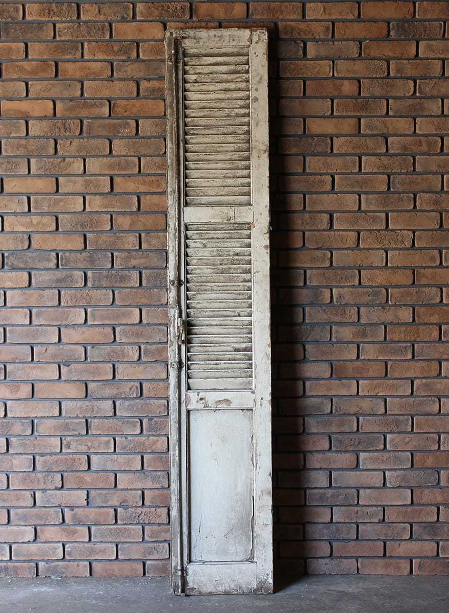 ルーバードア ウッドドア 建具 扉 開き戸 ヴィンテージ アンティーク イギリス フランス レトロ ヨーロッパ ウェリントン wdw-5356拍卖