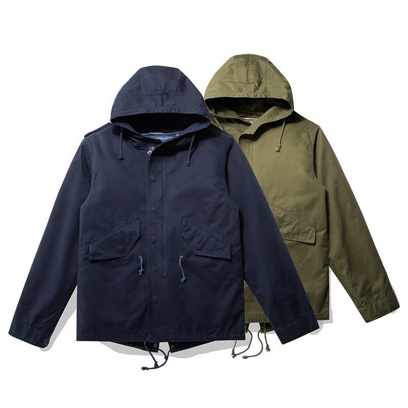 レプリカ M-51 モッズコート 中綿インナー着脱可 フード付き メンズジャケット 防風防寒 フィールド ジャケットS~XXL 紺拍卖