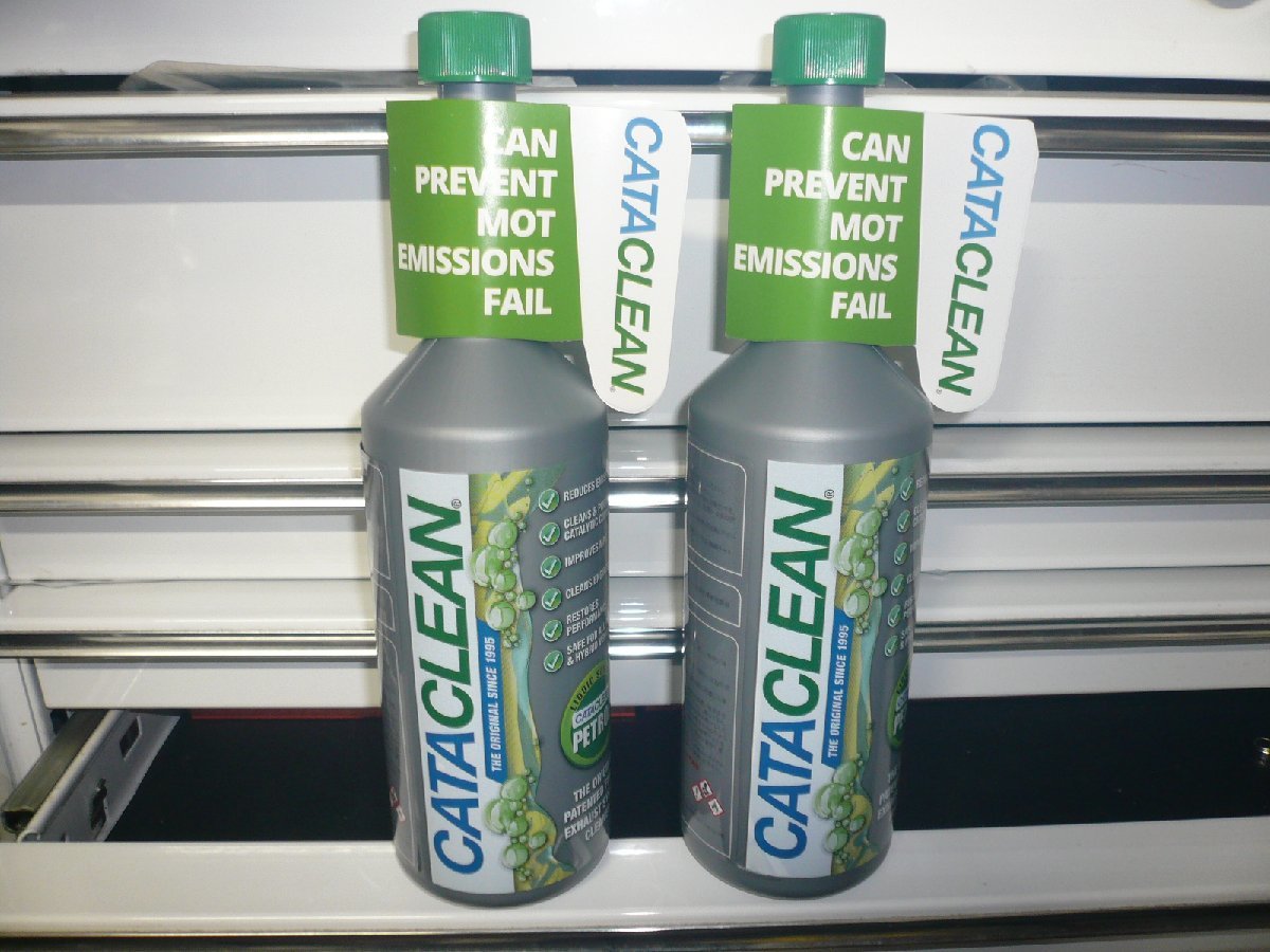 CATACLEAN キャタクリーン 燃料添加剤 触媒洗浄 500ml 2本 新品♪ オクタン価向上 排気廻り洗浄 DPF EGR 触媒に効果大♪ 再生回数低減拍卖