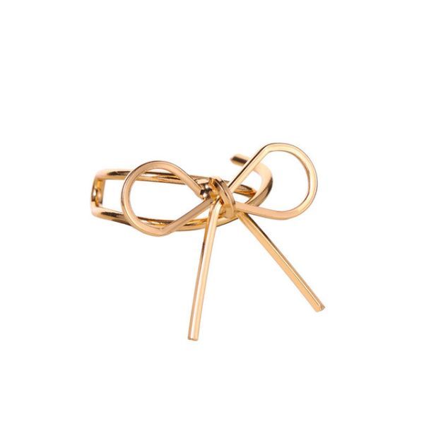 イヤーカフ 左耳用 ゴールド リボン ジュエリー 宝石 1 個 ヴィンテージ カフ クリップ レディース 流行 小さな #C247-20拍卖