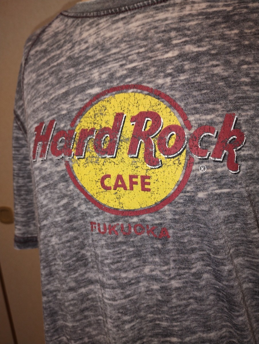 貴重品 福岡店限定品 閉店 半袖 Tシャツ 中古 ハードロックカフェ サイズ スモール М HARD LOCK CAFE拍卖