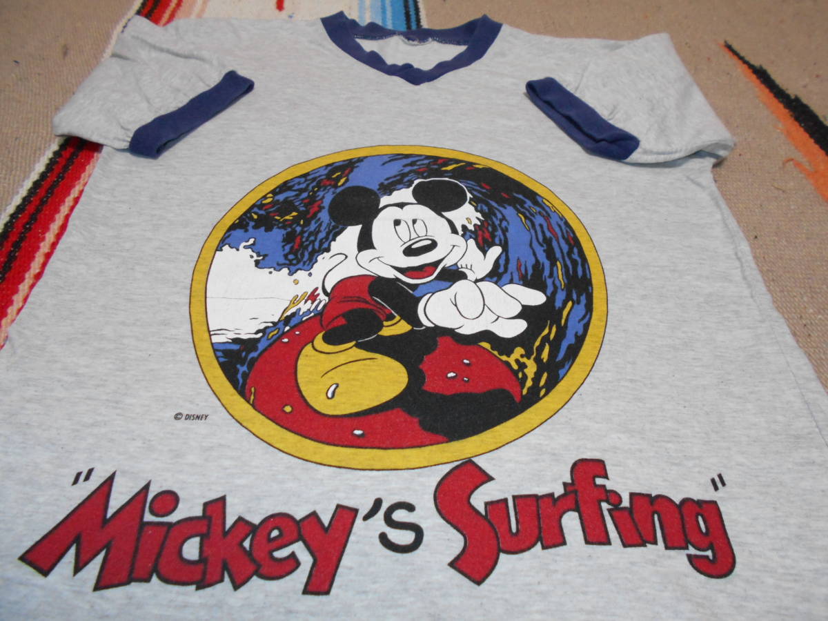 1980S ミッキーマウス MICKEY MOUSE サーフィン サーファー オールドサーフ ディズニーランド WALT DISNEY ビンテージ VINTAGE拍卖