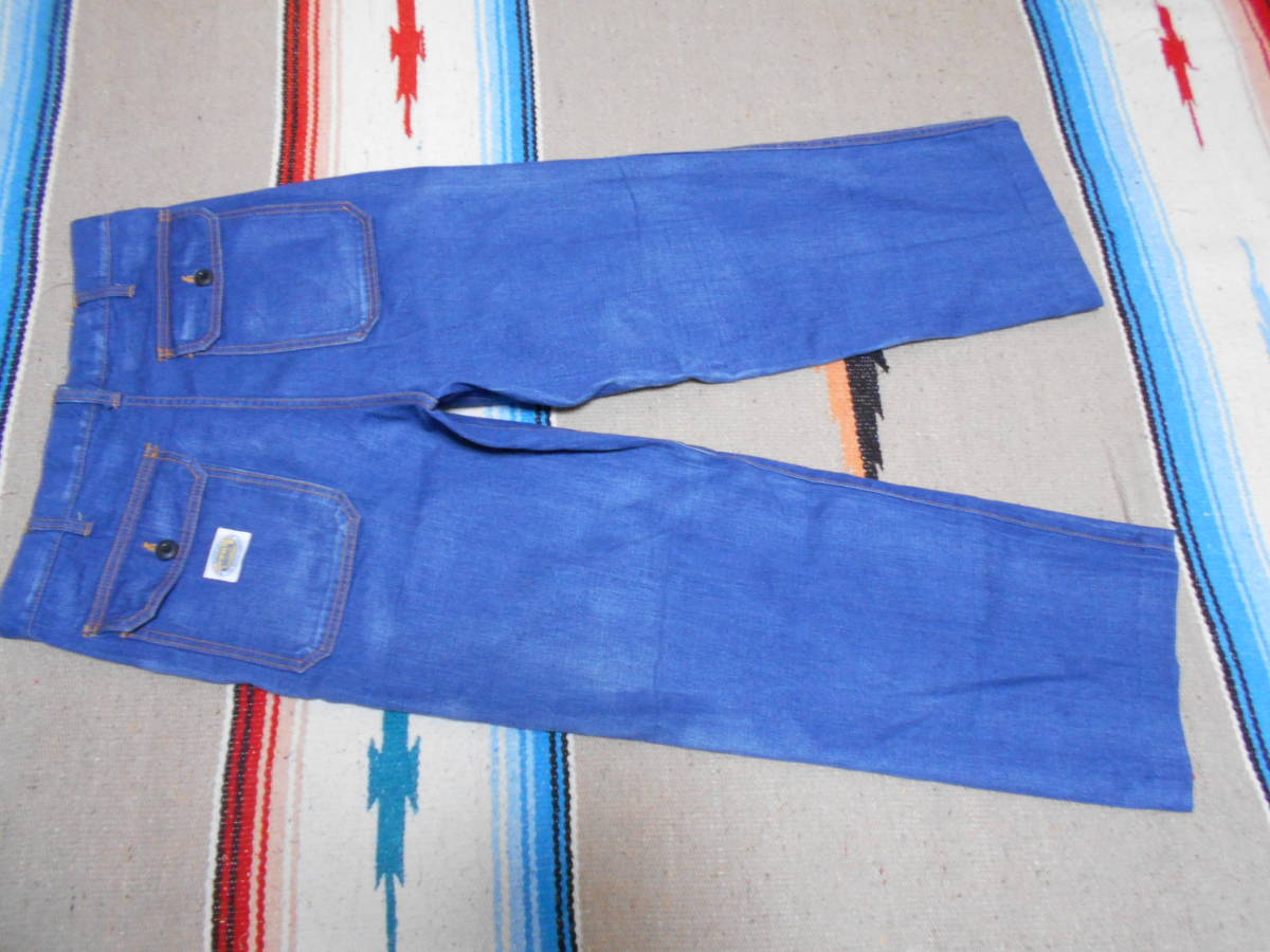1970年代製 EDWIN エドウィン 2202 インディゴ 藍染め ビンテージ ダンガリー ミリタリーパンツUS MILITARY USMC拍卖