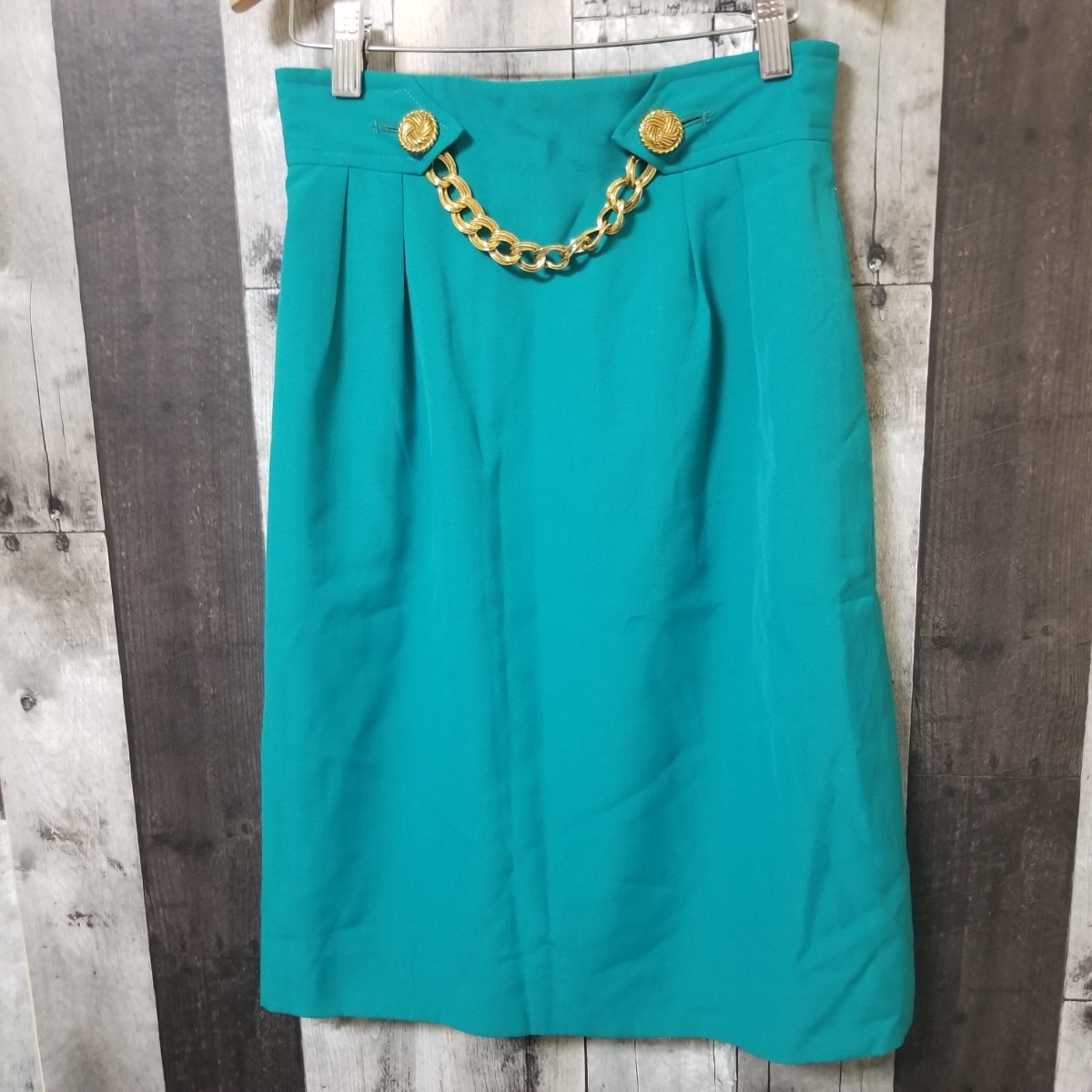 Leilian レリアン スカート サイズ9 ゴールドチェーン レディース拍卖