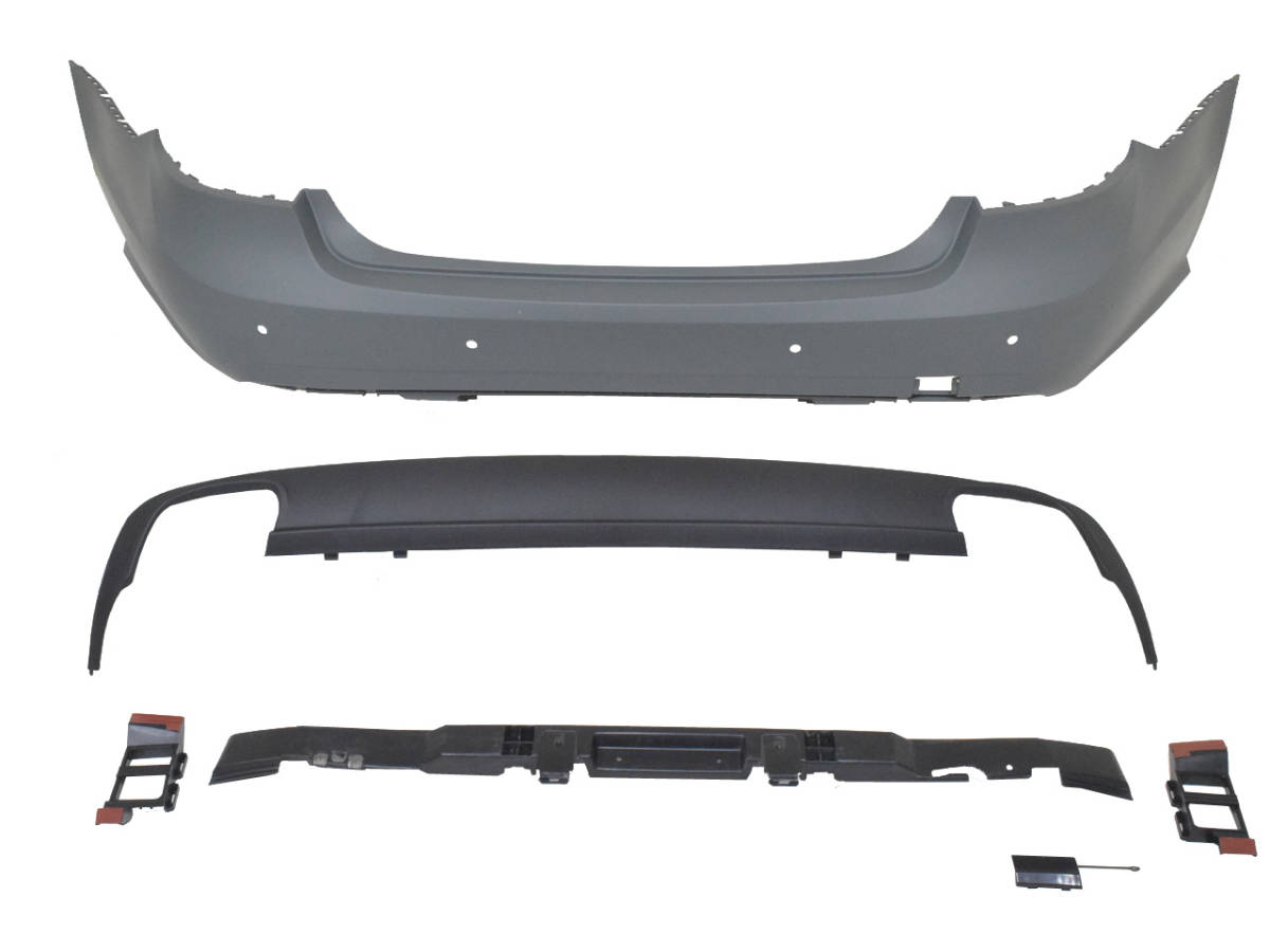 W212 リアバンパー リア ディフューザー 未塗装 前期 E63type メルセデス ベンツ Eクラス 国内発送 即納 カスタム エアロ 外装 パーツ拍卖