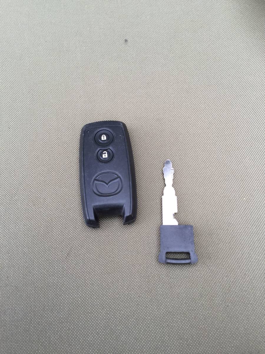 マツダ 純正 2ボタン キーレス スマートキー 点灯有り MJ22S AZワゴン等 定形外・同梱発送 ⑨拍卖