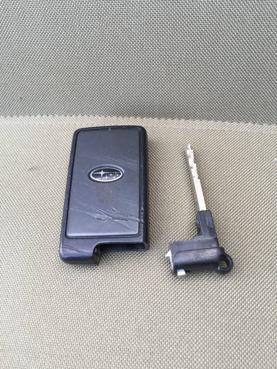 スバル レヴォーグ レガシィ インプレッサ フォレスター エクシーガ 純正 キーレス リモコン 3ボタン トランク 同梱可能・定形外発送 ①拍卖