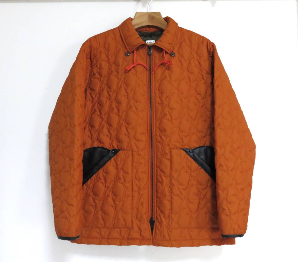 送料無料 定価4.2万 新品 South2 West8 Quilted Jacket S オレンジ 日本製 S2W8 サウスツーウエストエイト キルト 中綿 ジャケット拍卖