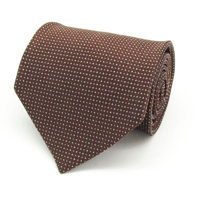 ジョンプレイヤースペシャル ブランドネクタイ チェック柄 格子柄 シルク 日本製 メンズ ブラウン John Player Special JPS拍卖