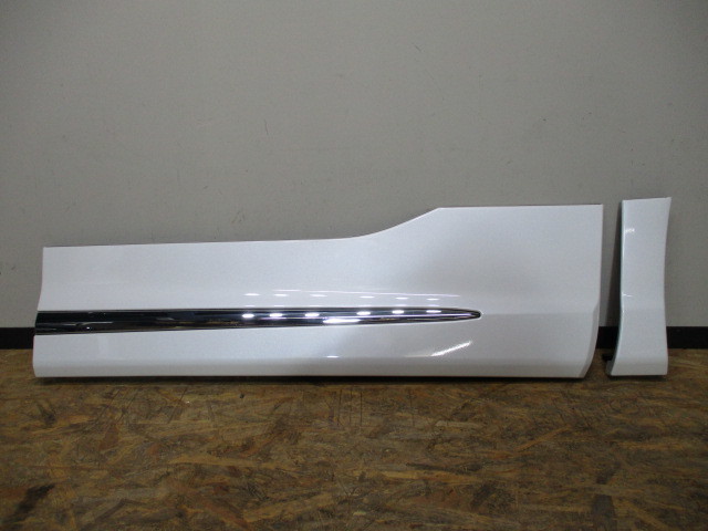 アルファード ヴェルファイア AGH30W AGH35W GGH30W GGH35W モデリスタ エアロ サイドスカート 運転席 パール 070拍卖