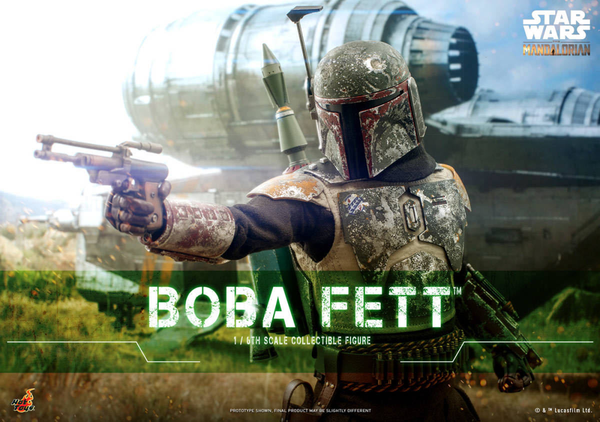 ホットトイズ 1/6 マンダロリアン ボバ・フェット スター・ウォーズ 未開封新品 TMS033 Star Wars The Mandalorian Boba Fett Hottoys拍卖