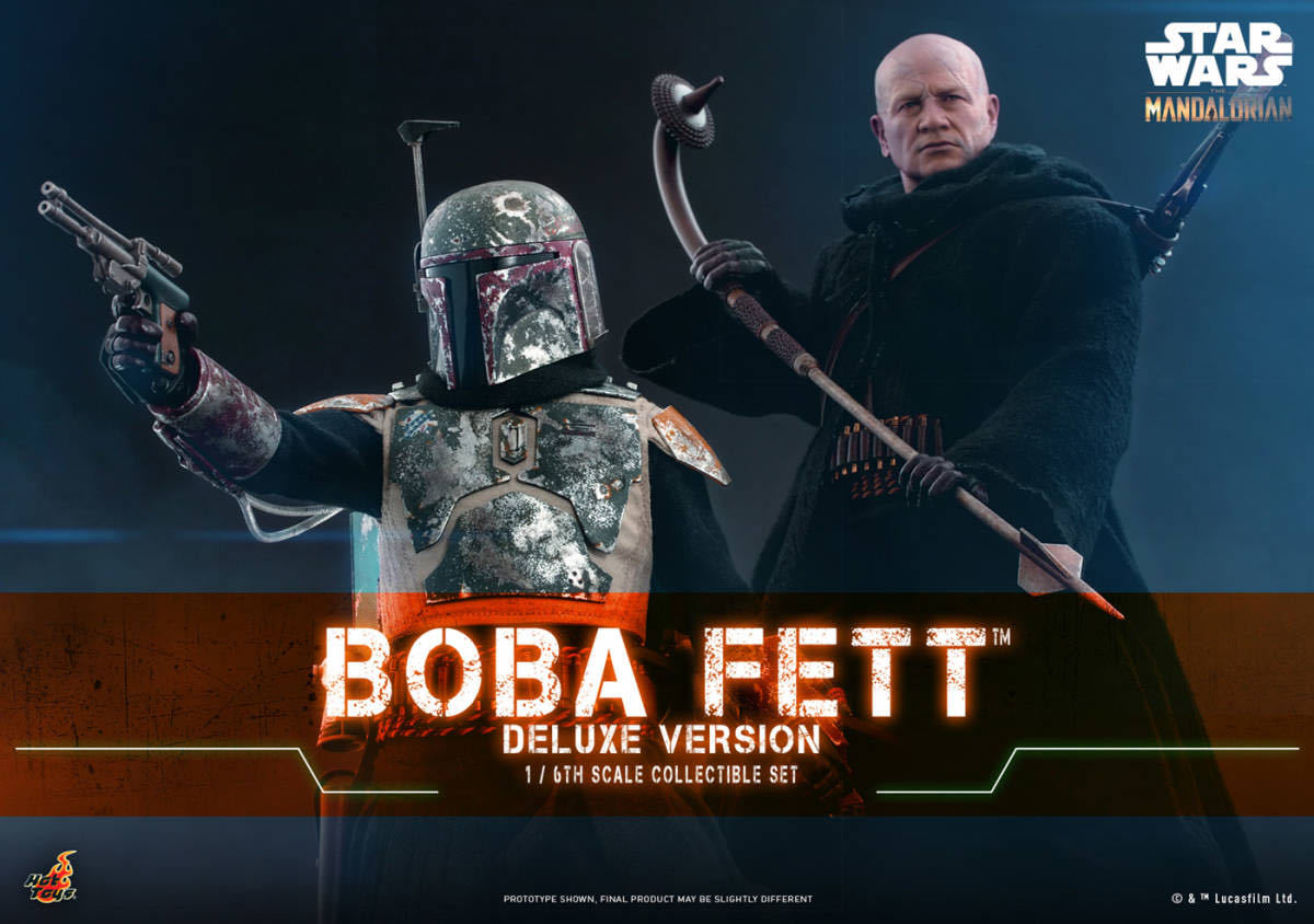ホットトイズ 1/6 マンダロリアン ボバ・フェット DX版 2体セット スター・ウォーズ 未開封新品 TMS034 Star Wars Boba Fett Hottoys拍卖