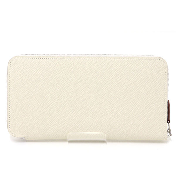 エルメス アザップ ロング シルクイン ヴォー・エプソン ナタ ラウンドファスナー 長財布 U刻印(2022年製) 未使用品拍卖