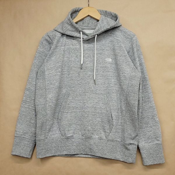 291016【Lサイズ】THE NORTH FACE ヘザー フーディー スウェット パーカー グレー NTW11952 レディース ザノースフェイス拍卖