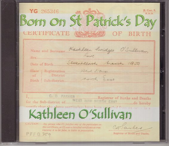 KATHLEEN O'SULLIVAN BORN ON ST PATRICK'S DAY 拍卖