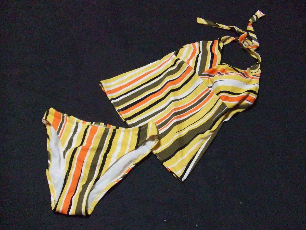 おしゃれ ★ レディース水着 水着 セパレート タンキニ サイズ9M #287拍卖