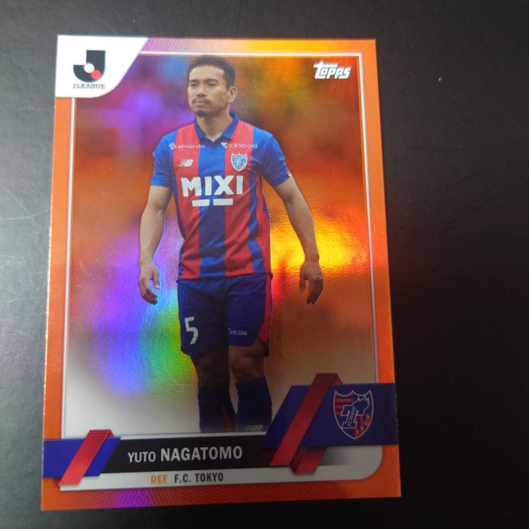 2023 Topps Jリーグ フラッグシップ 長友 佑都 オレンジ /25拍卖