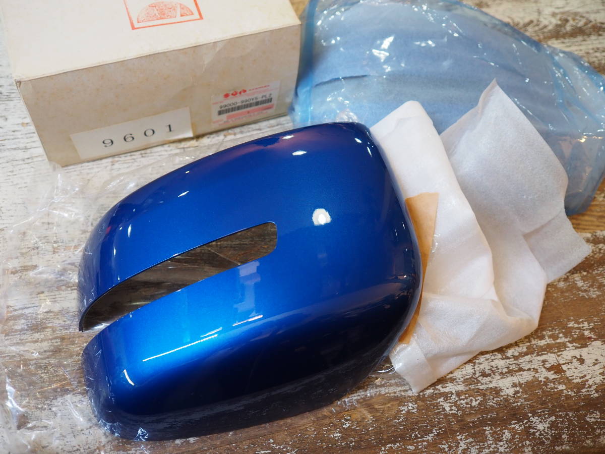 ◆未使用 SUZUKI(スズキ)/純正 ドアミラーカバー ペア LEDサイドターンランプ付 99000-990Y5-PL2 /スペーシア/ワゴンR◆ブルー拍卖