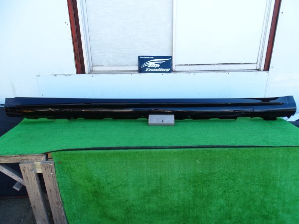 L2023vc ベンツ純正 Sクラス V222 ロング用 AMG 右 サイドステップカバー A2226902240 (A2226981854) オプシディアンブラック/197 W222拍卖