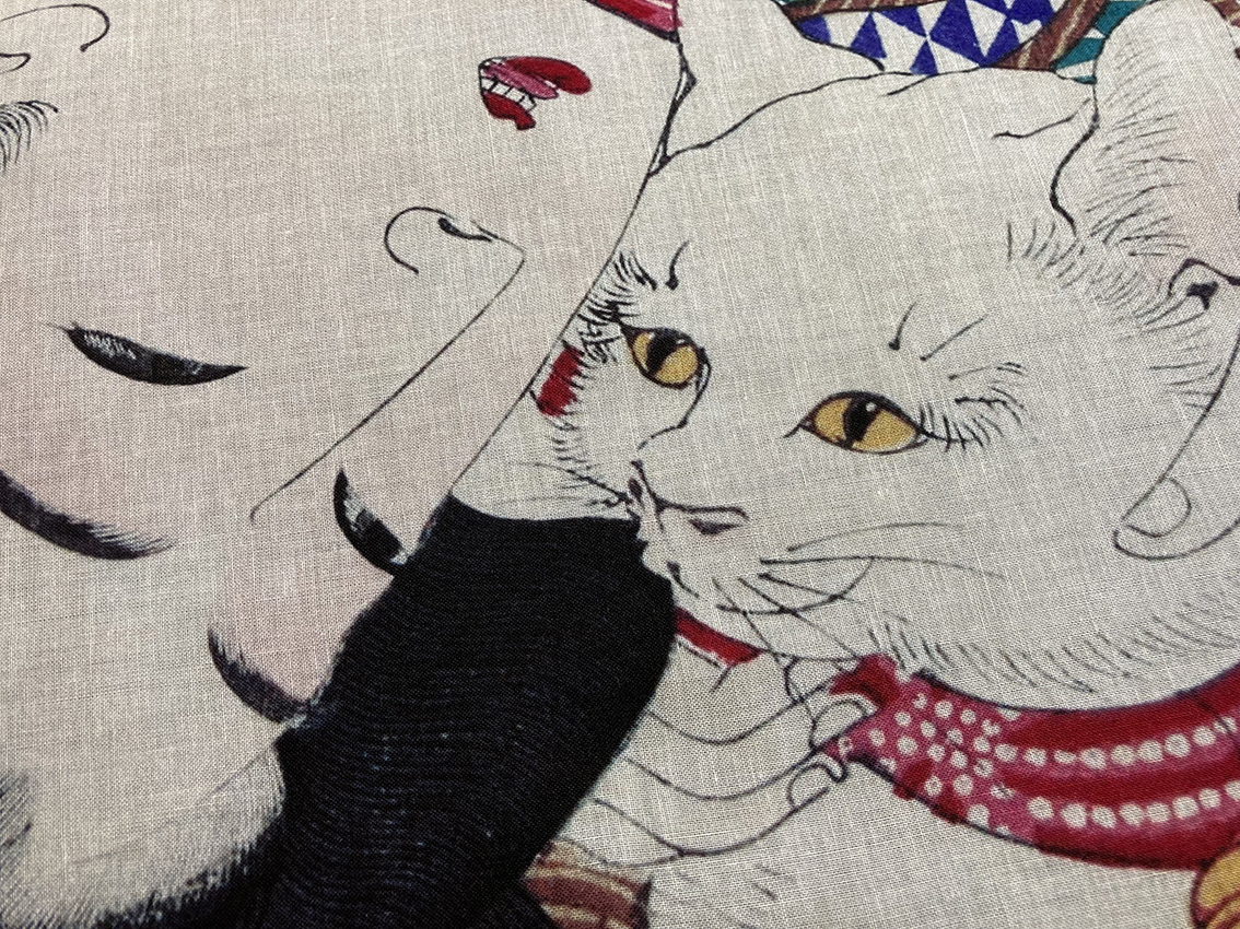 風俗三十二相 うるささう 寛政年間処女之風俗 浮世絵 月岡芳年 手ぬぐい 手拭い サイズは約80cm 35cm拍卖