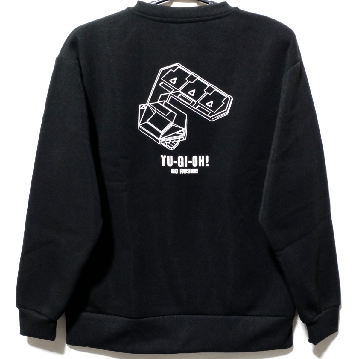 特価/未使用【サイズ=M】遊戯王/ゴーラッシュ/メンズ/裏起毛/スウェット/トレーナー/胸囲=88~96cm/black拍卖
