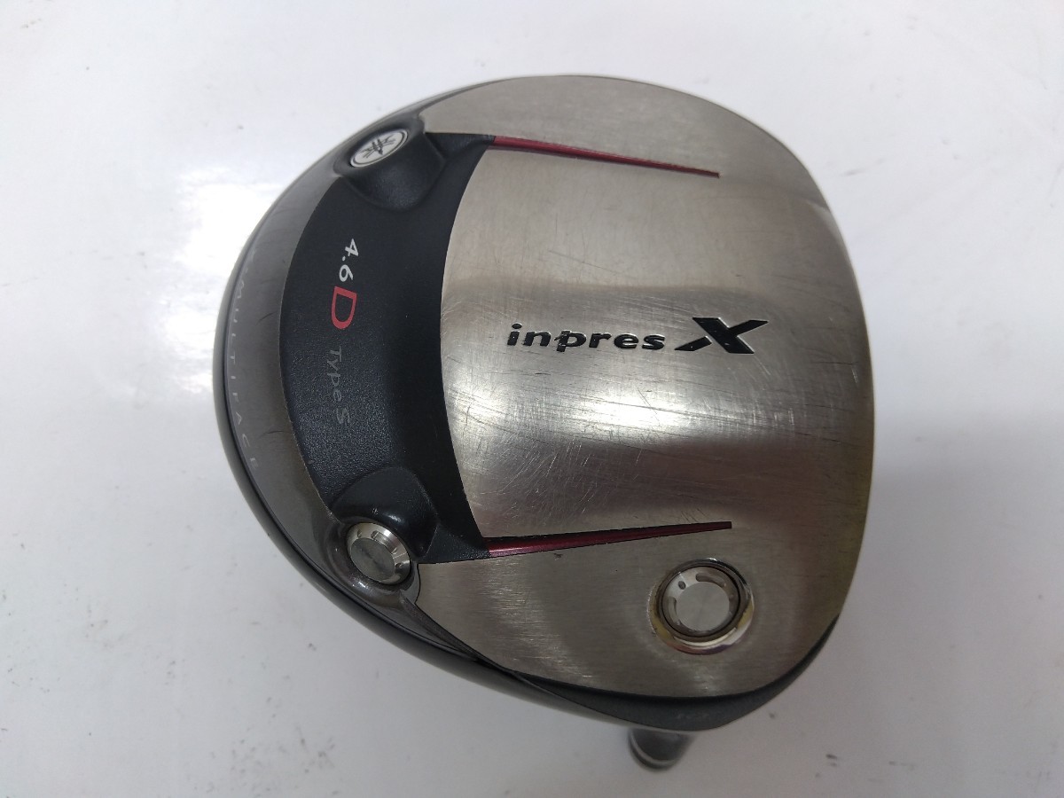 YAMAHA ヤマハ inpresX 4.6D TypeS 10度 インプレスX4.6DタイプS ドライバー ヘッド単品拍卖