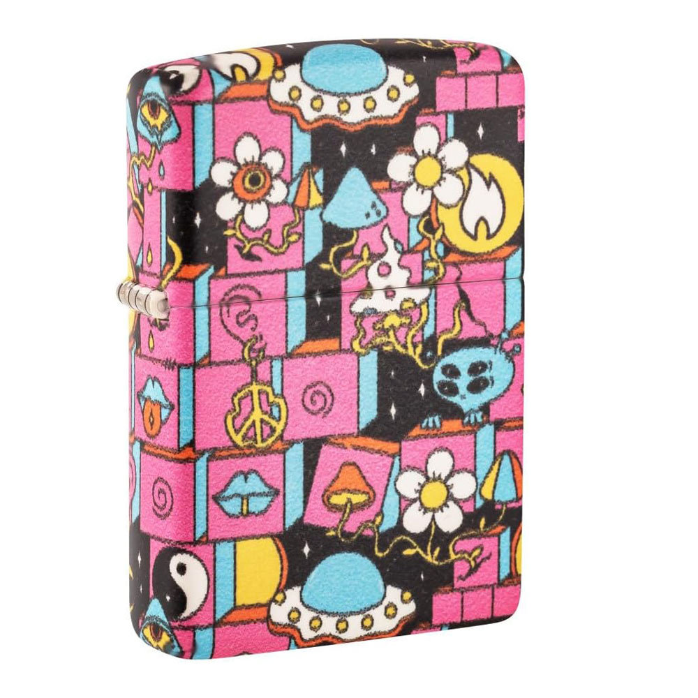 ジッポー オイルライター アメリカ加工 USA 暗闇で光る蓄光 アブストラクトジッポデザイン 48779x1本拍卖