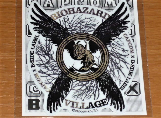 ◆バイオハザード ステッカー◆タリスマン ロゴ◆B-SIDE LABEL◆カプコン◆拍卖