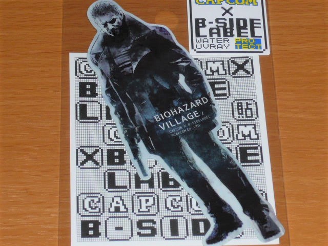 ◆バイオハザード ステッカー◆クリス 全身アート◆B-SIDE LABEL◆カプコン◆拍卖