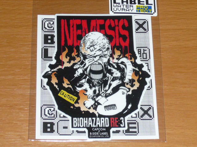 ◆バイオハザード ステッカー◆ネメシス◆B-SIDE LABEL◆カプコン◆拍卖