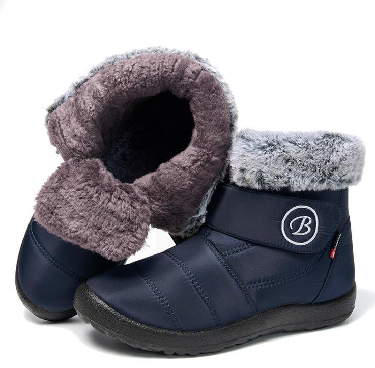 LHK2942★スノーブーツ レディース 防寒 スノーシューズ 冬靴 裏起毛 雪用 滑り止め 超軽量 ショートブーツ綿靴アウトドアカジュアル雪靴拍卖