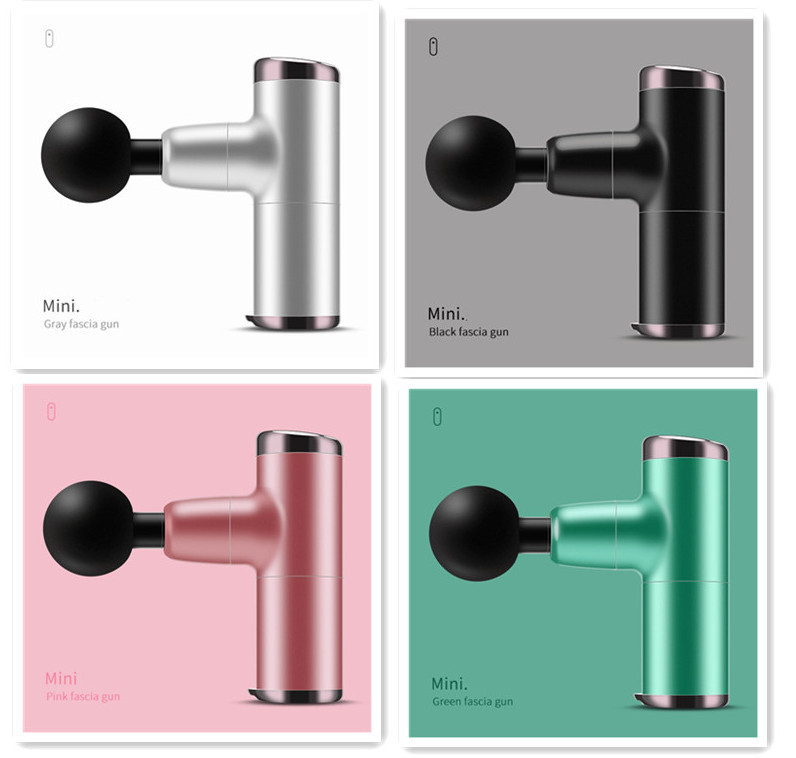 A85 D-A02●深層振動静音 MINI 筋膜リリースガン ●マッサージガン ●ボディケア 4レベル調節 マッサージャー ●多機能筋肉マッサージガン拍卖