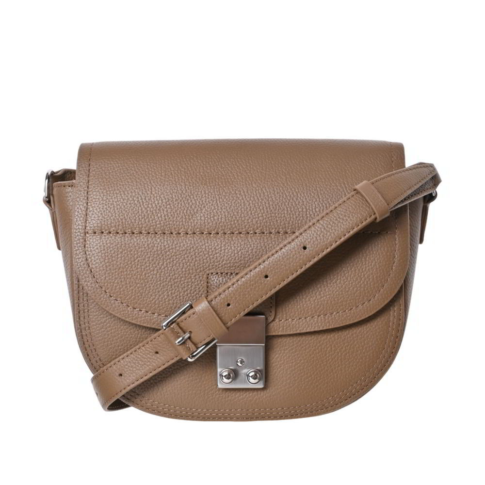 美品 3.1 Phillip Lim PASHLI SADDLE レザー ショルダー バッグ - ブラウン スリーワン フィリップリム KL4BKUPC15拍卖