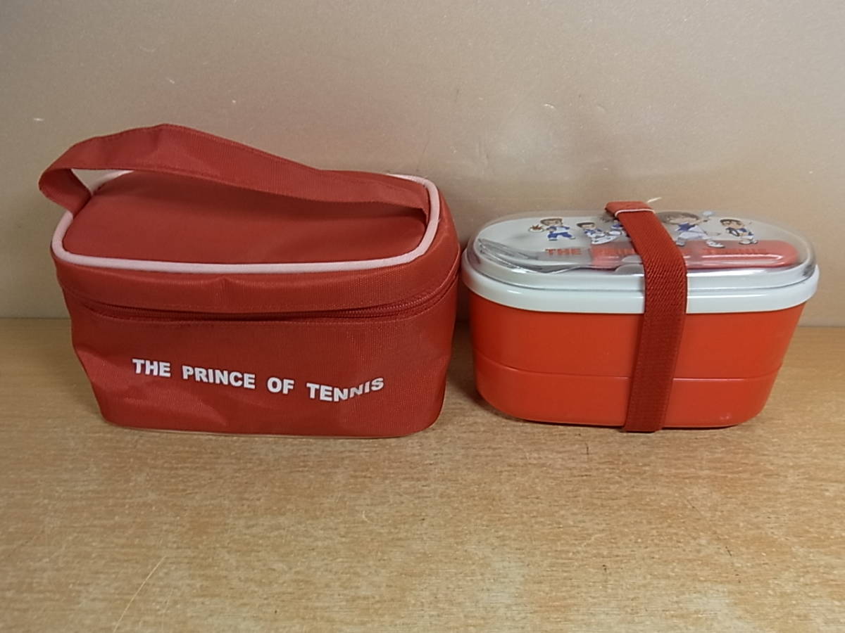 ◎H/052●【未使用/長期保管品】テニスの王子様 THE PRINCE OF TENNIS☆ランチボックス 弁当箱☆フォーク/ケース付拍卖