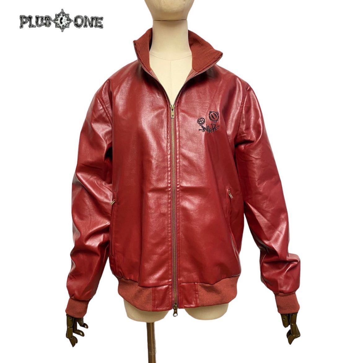 【Nier CLOTHING】DOUBLE ZIPライダース《VINTAGE RED》/ニーアクロージング/ブルゾン/合皮/PUレザー/フェイクレザー/ジャケット拍卖