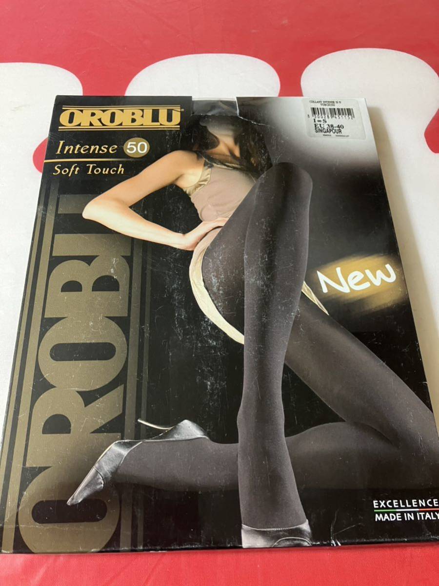 OROBLU intense 50デニール soft touch S eu 38-40 singapour オロブル タイツ tights made in italy拍卖