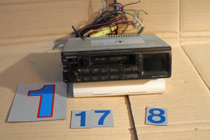 KL-568-1 ☆ソニー SONY XR-222 FM/AM CASSETTE CAR STEREO拍卖