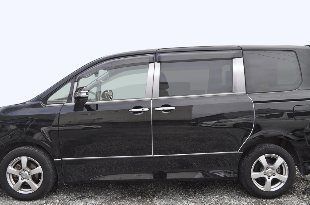 ステンレス ピラー 送料無料 ZRR70系 ノア 8P ヘアライン カーパーツ拍卖