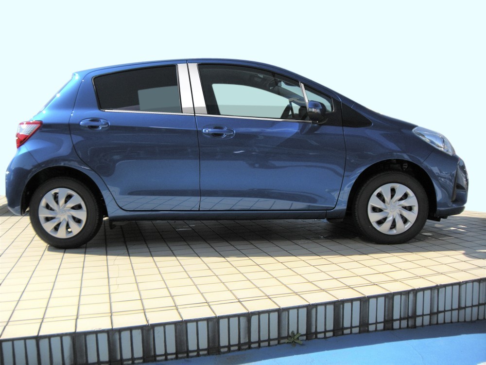 ステンレス ピラー 送料無料 NSP130 ヴィッツ 6P 鏡面HYPER カーパーツ拍卖