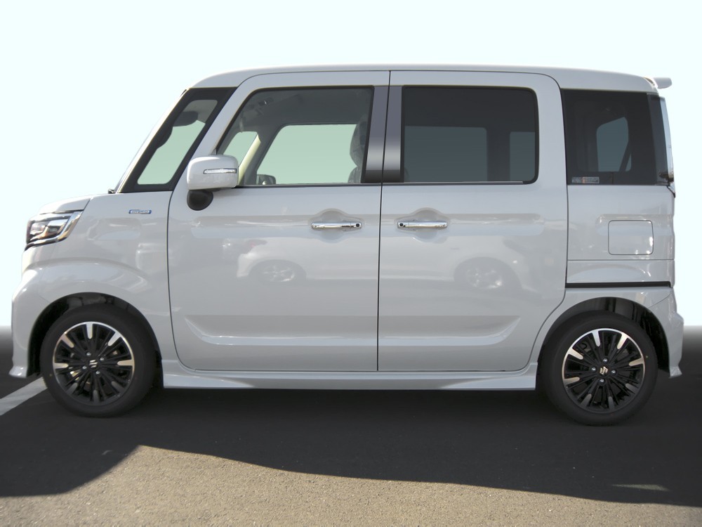 ステンレス ピラー 送料無料 MM53 フレアワゴン(カスタム共通) 6P 鏡面HYPER ブラック カーパーツ拍卖