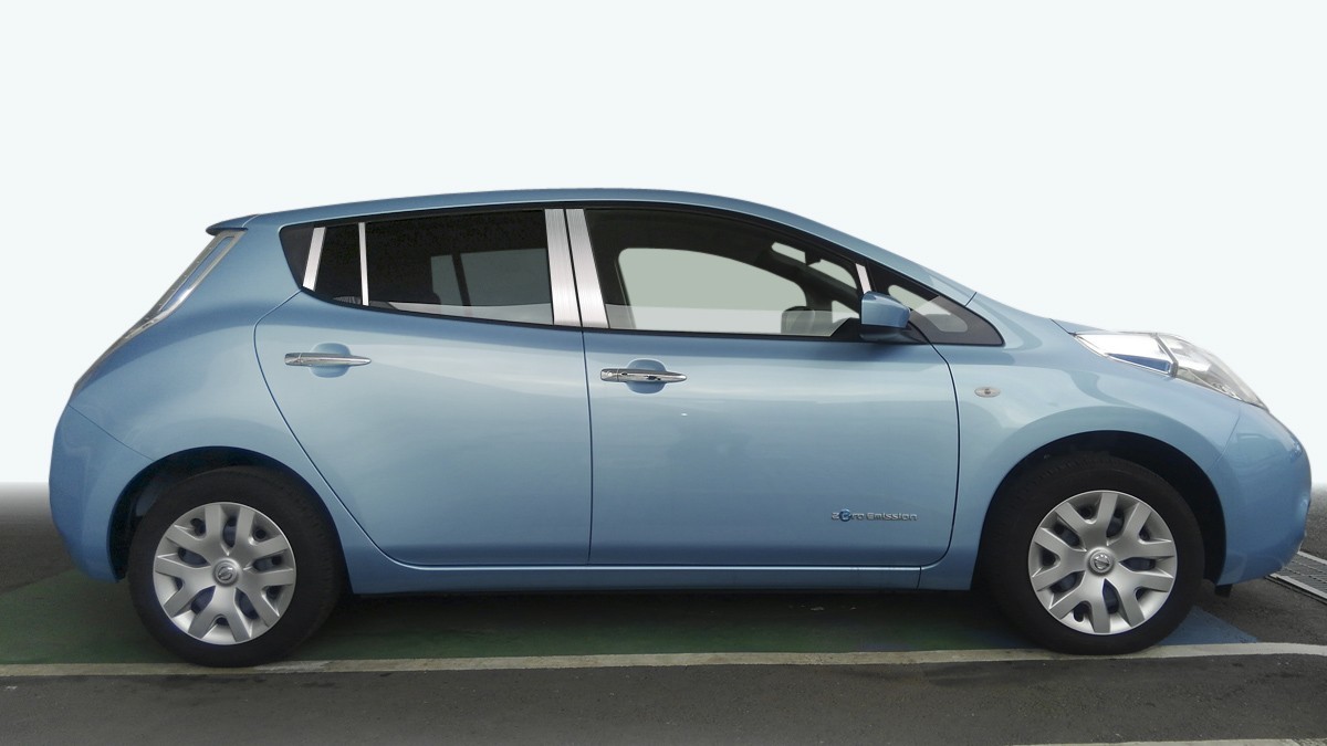 ステンレス ピラー 送料無料 ZE0系 リーフ 10P ヘアライン カーパーツ拍卖