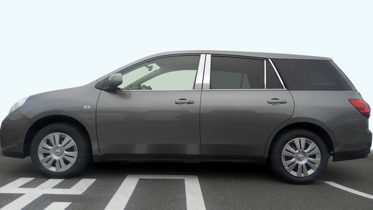 Y12 ウイングロード ステンレス ドアモール 送料無料 鏡面HYPER カーパーツ拍卖